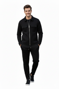 Coordinato frizip nero