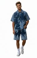 Coordinato Denim wash cort