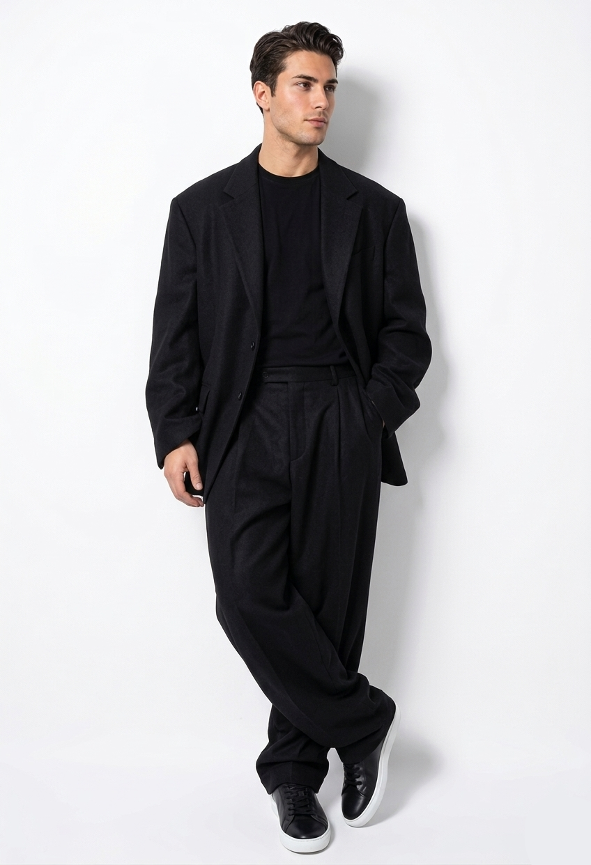 Abito baggy fit black