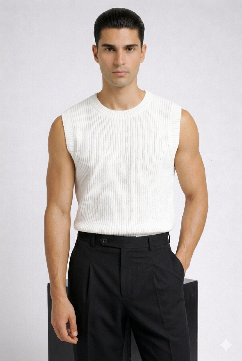 Canottiera trix white