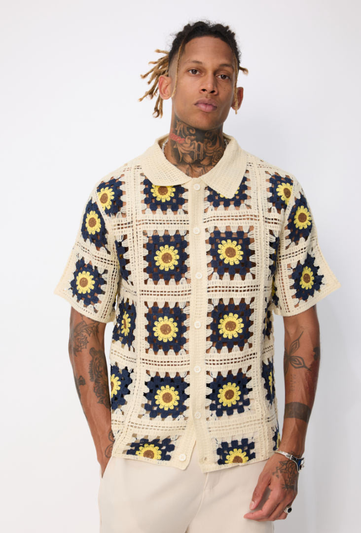 Camicia traforo flow