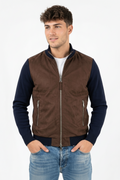 Giubbino ibrid bicolor blu