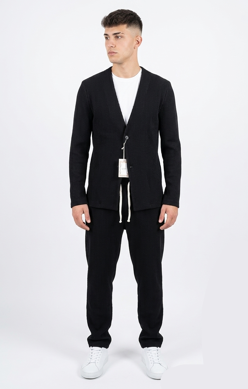 Coordinato striano black