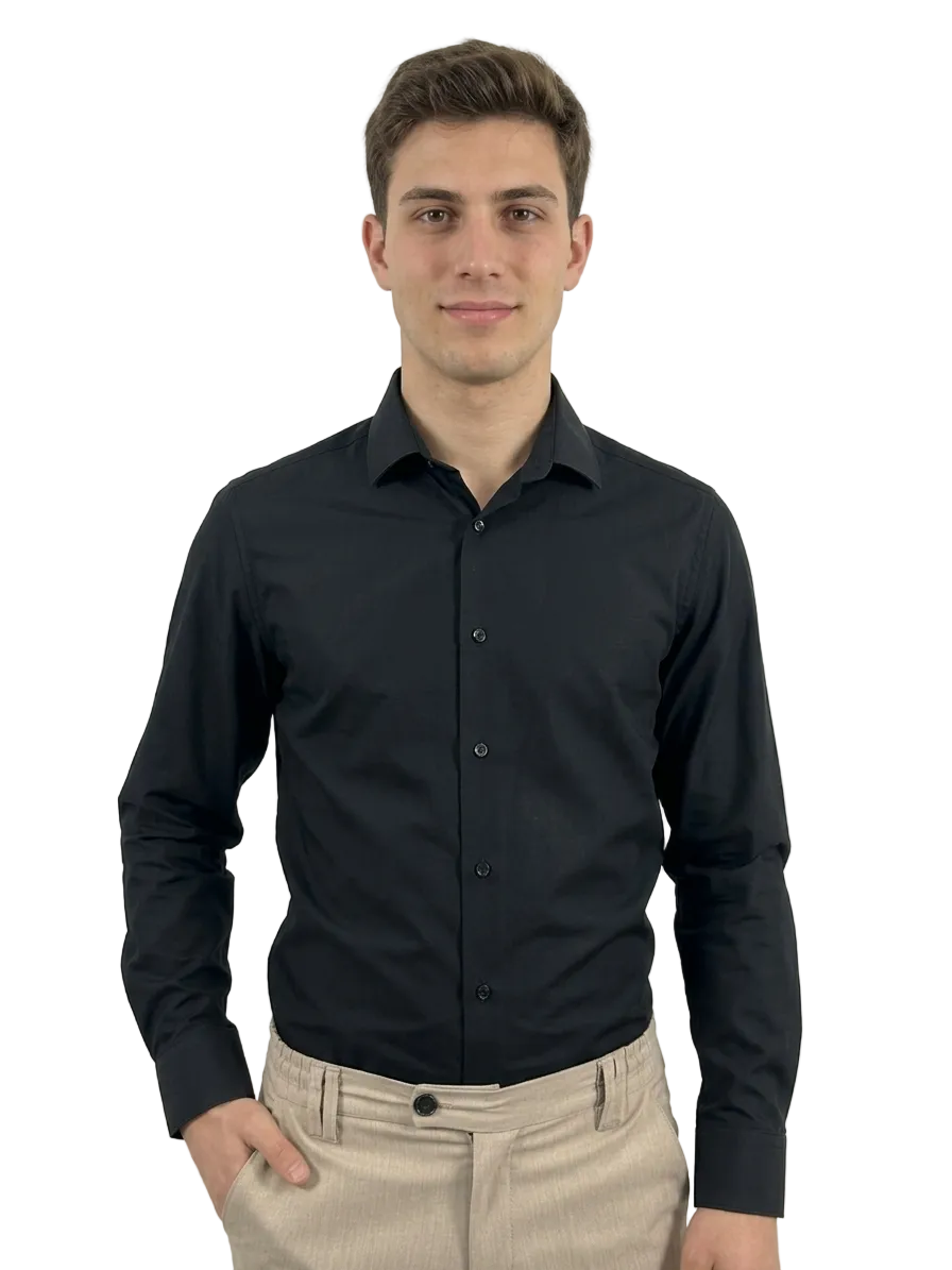 Camicia no/stiro black