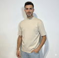 T-shirt felp beige