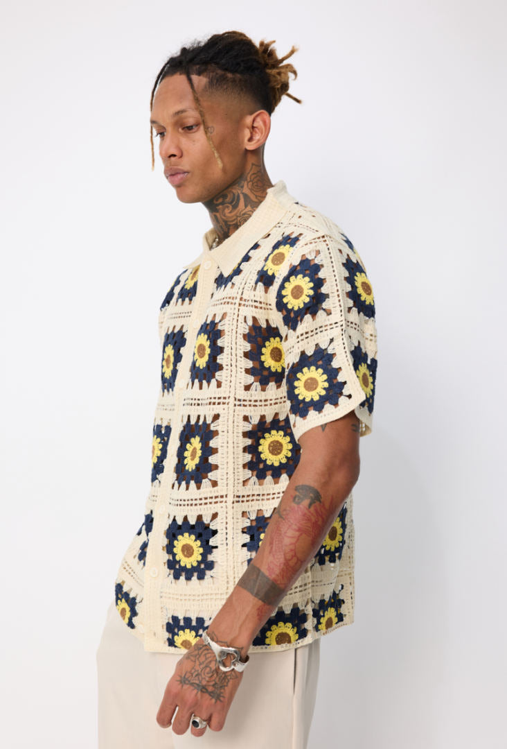 Camicia traforo flow