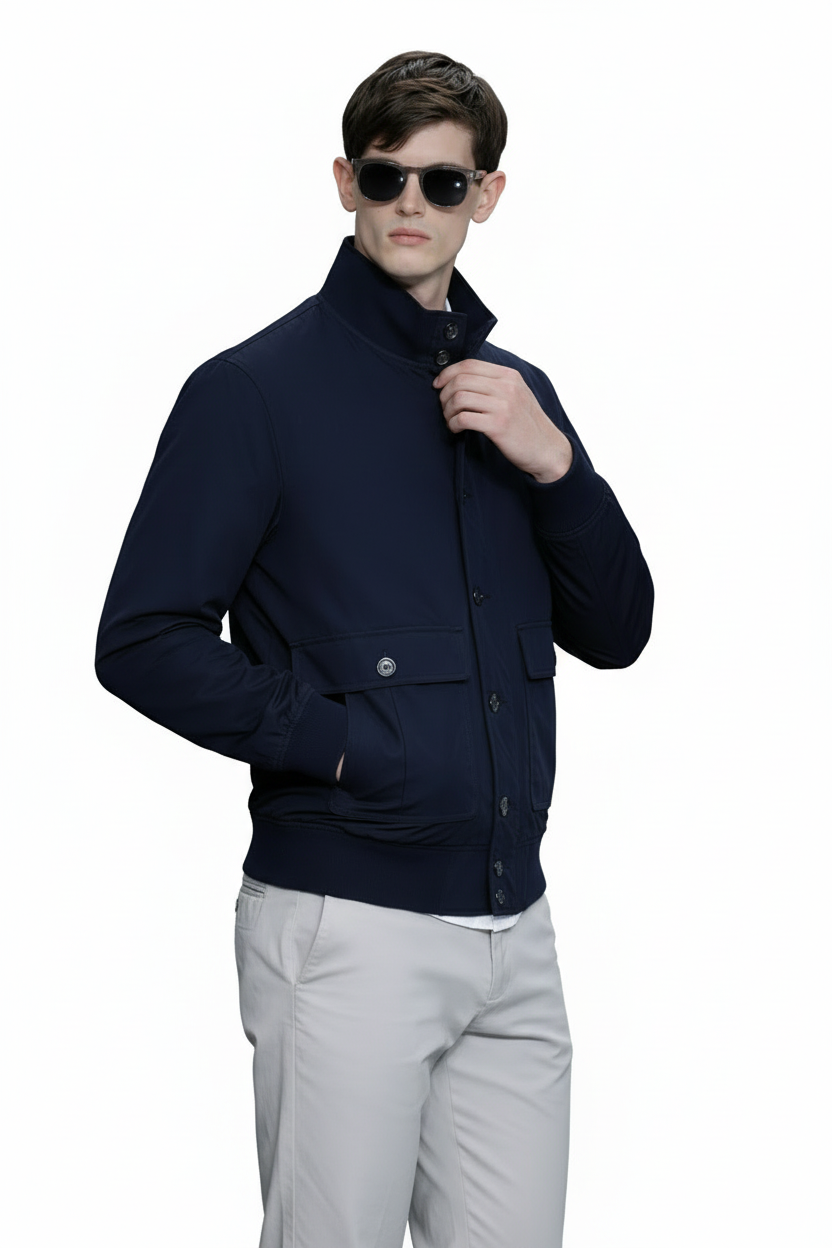 Giubbino giacca navy3