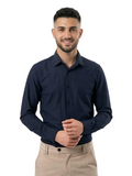 Camicia no/stiro blue