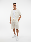 Coordinato knite beige