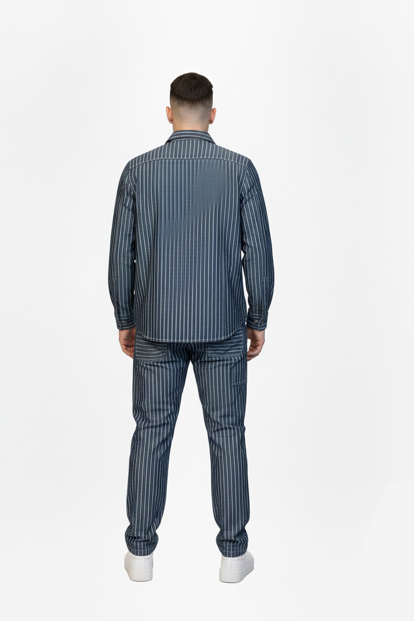 Coordinato denim stripe