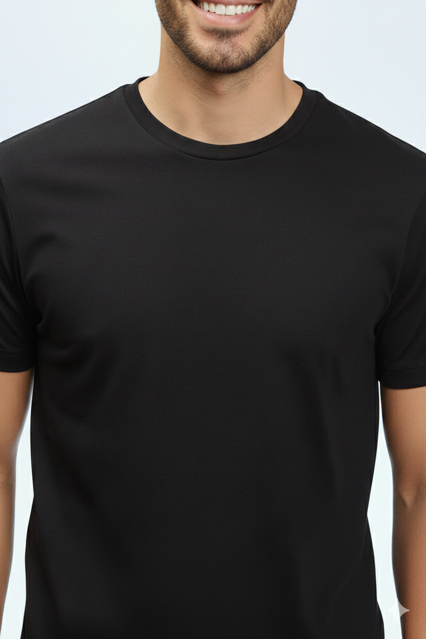 T-shirt basic black
