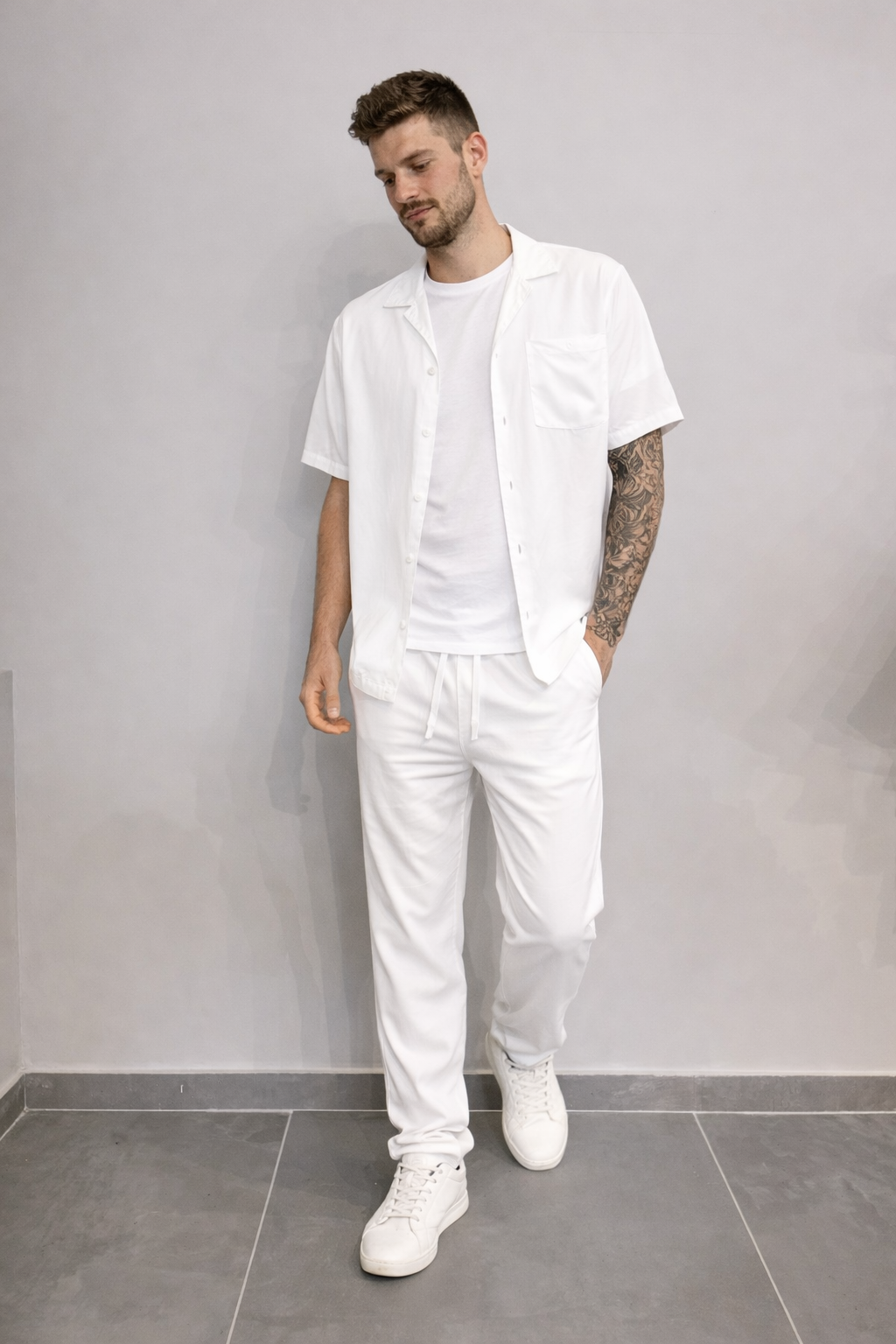 Coordinato Casual Bianco