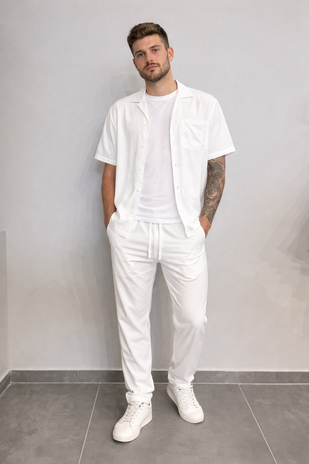 Coordinato Casual Bianco
