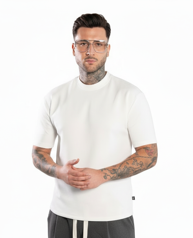 T-shirt felp white