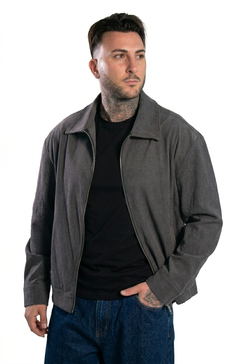 Giubbino velvet grey Spring