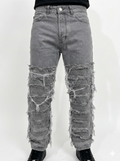 Jeans destroy grey