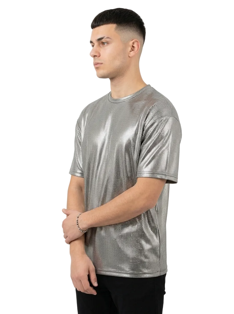 T-shirt silverom