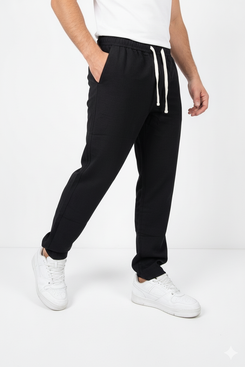 Pantalaccio lino black
