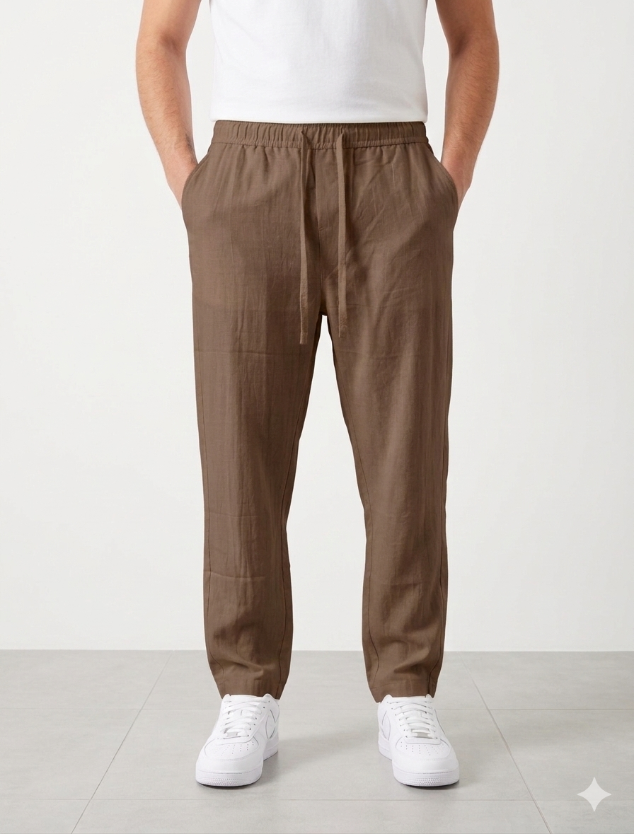 Pantalaccio lino coffé