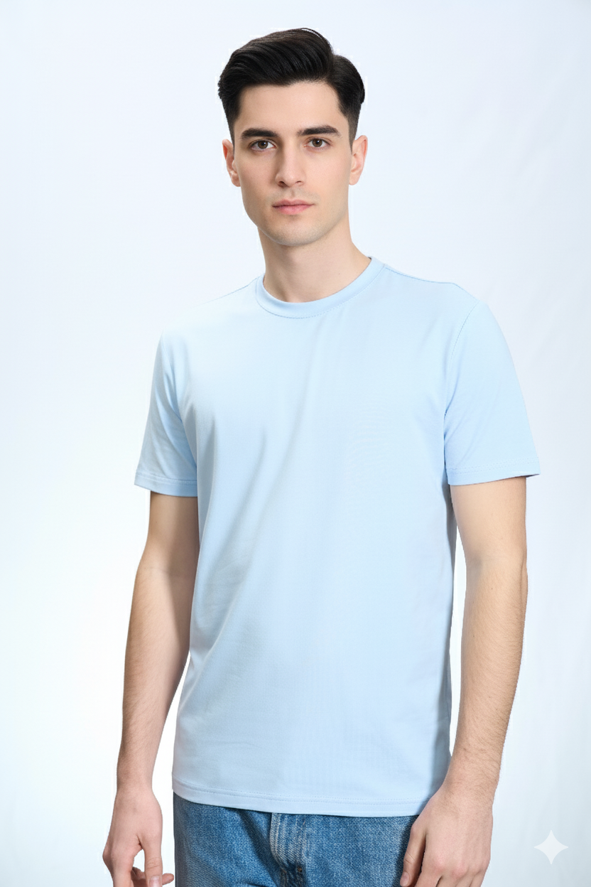 T-shirt  basic  marin