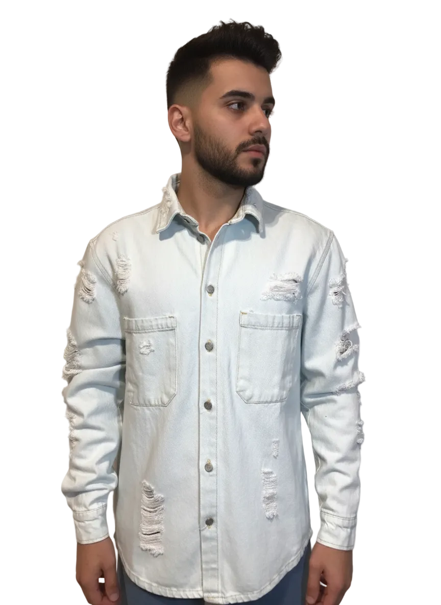 Camicia destroy white
