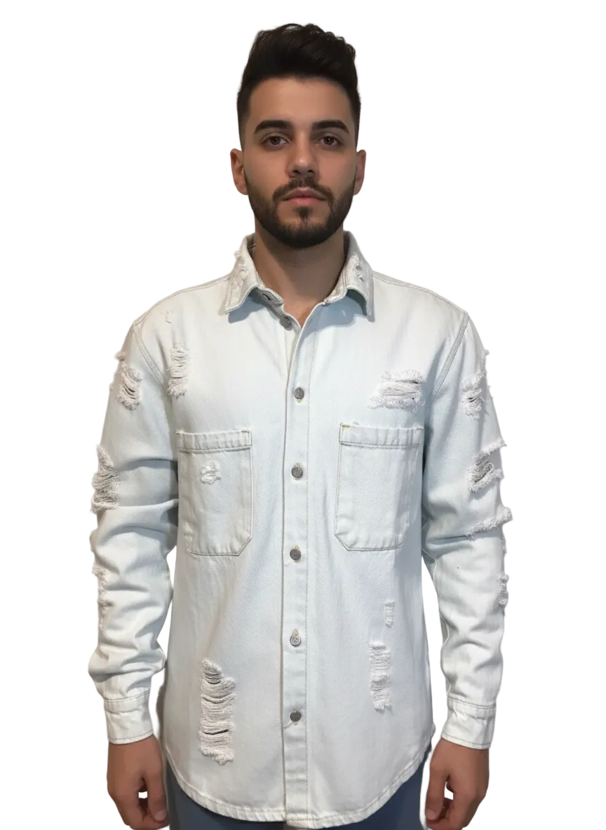Camicia destroy white