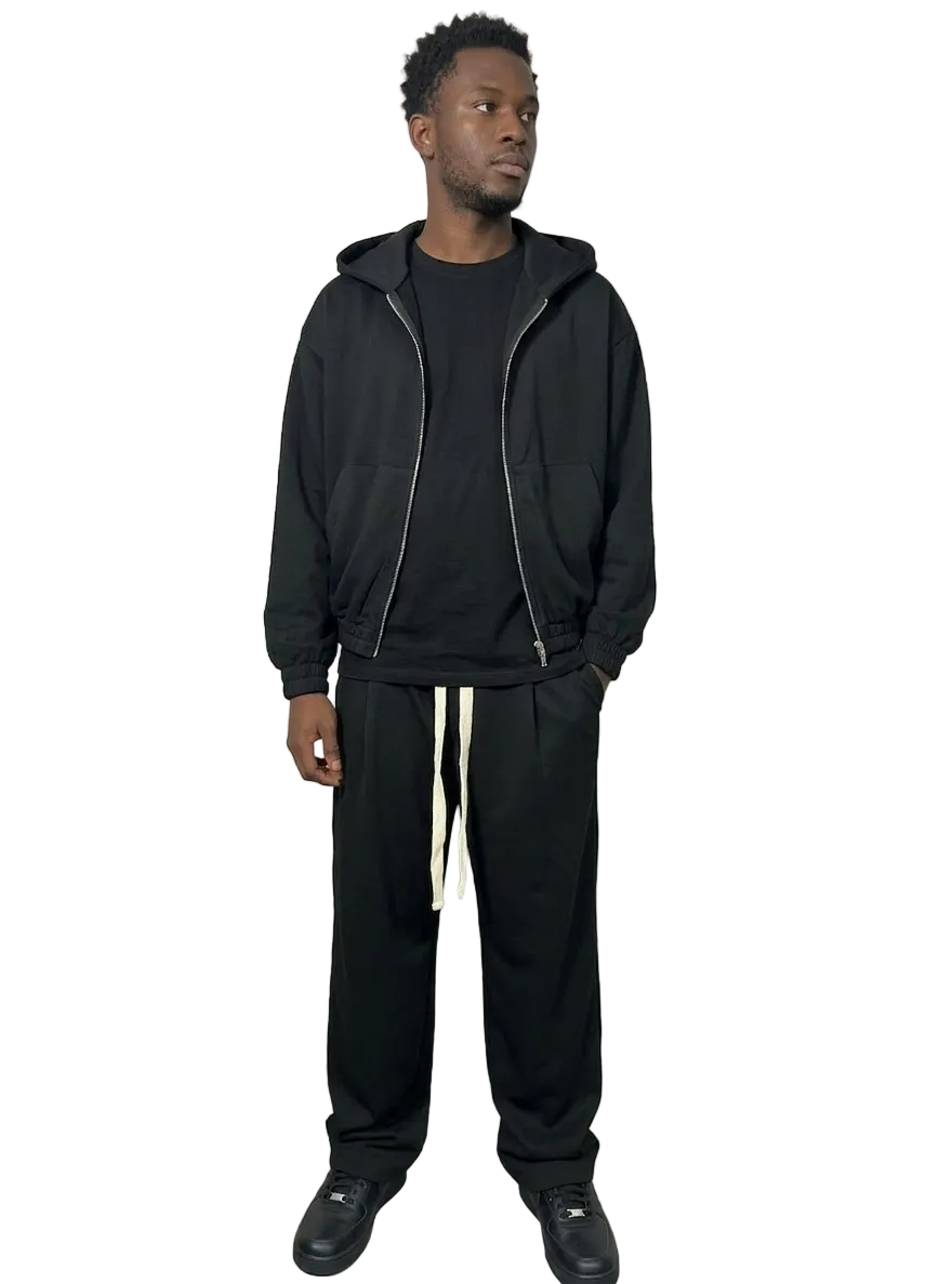 Tuta zipping black