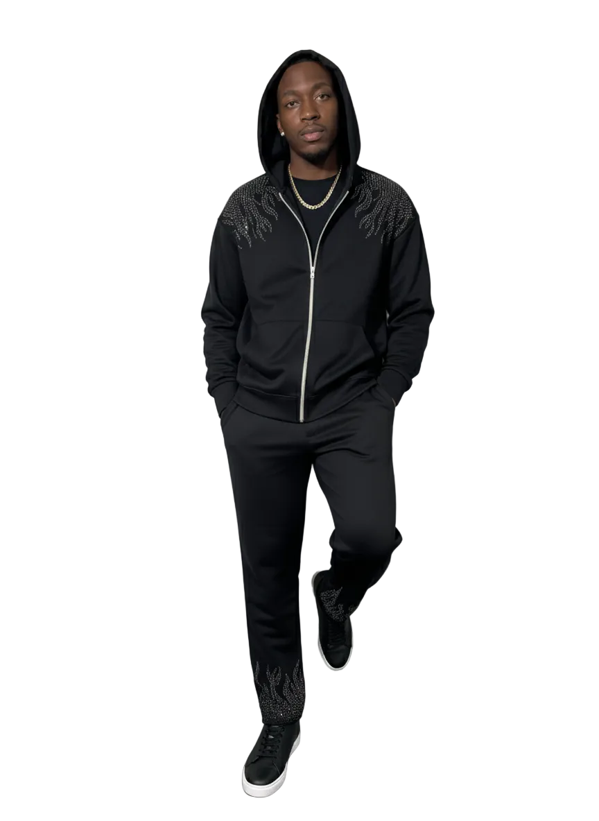 Tuta flamer black