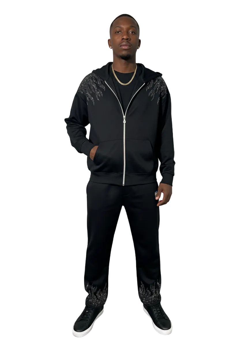 Tuta flamer black