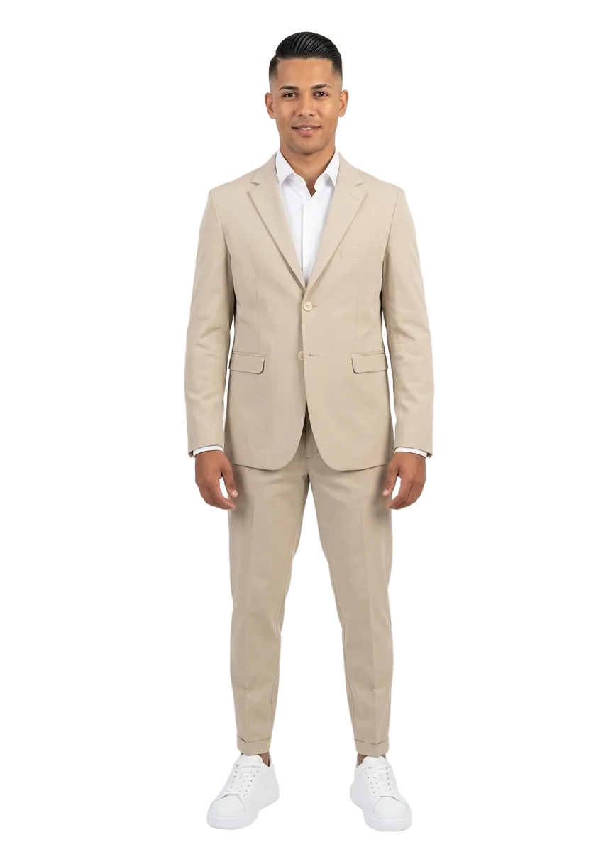 Abito suede beige