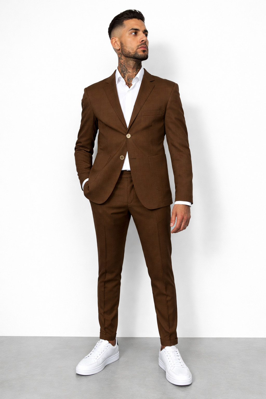 Abito suede  moro